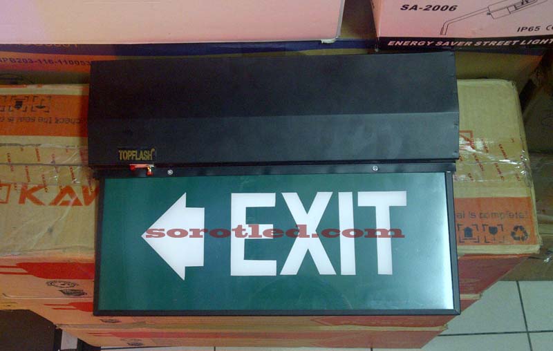 Lampu Emergency EXIT Outbow TopFlash